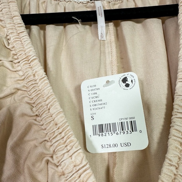 Free People Portia Denim Mini Dress in Ecru size Small NWT - Picture 5 of 10